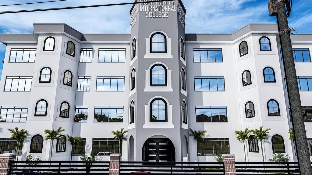 The main academic building of Holy Trinity International College